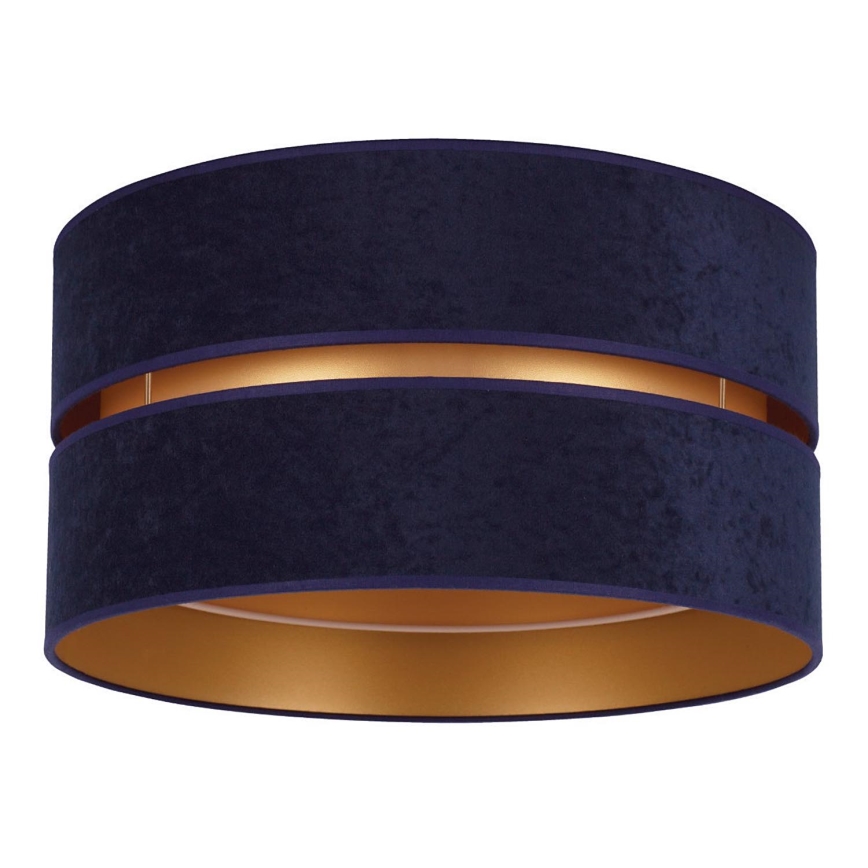 Duolla - Taklampa DUO 1xE27/15W/230V diameter 40 cm blå/guld