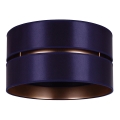 Duolla - Taklampa DUO 1xE27/15W/230V diameter 40 cm blå/guld