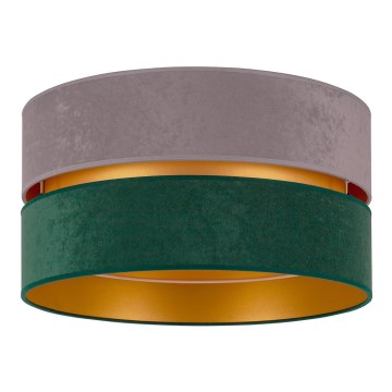 Duolla - Taklampa DUO 1xE27/15W/230V diameter 40 cm grå/grön/guld