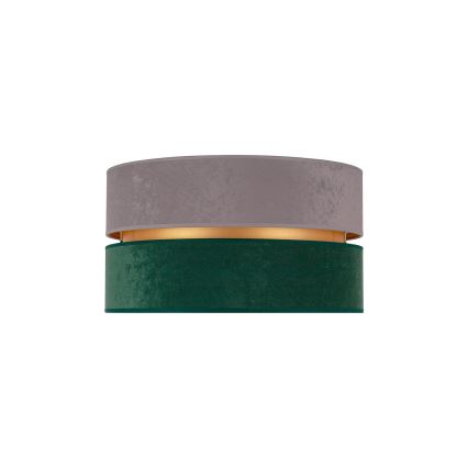 Duolla - Taklampa DUO 1xE27/15W/230V diameter 40 cm grå/grön/guld
