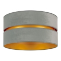 Duolla - Taklampa DUO 1xE27/15W/230V diameter 40 cm Ljusgrön/guld