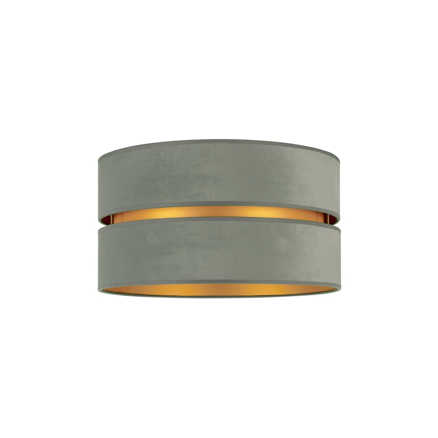 Duolla - Taklampa DUO 1xE27/15W/230V diameter 40 cm Ljusgrön/guld