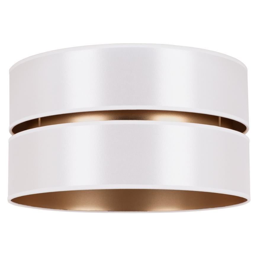 Duolla - Taklampa DUO 1xE27/15W/230V diameter 40 cm vit/guld