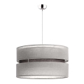 Duolla - Taklampa DUO 1xE27/15W/230V Ø 40 cm grå