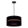 Duolla - Taklampa DUO 1xE27/15W/230V Ø 40 cm svart/rotting