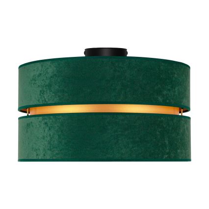 Duolla - Taklampa DUO 1xE27/40W/230V diameter 40 cm grön/guld
