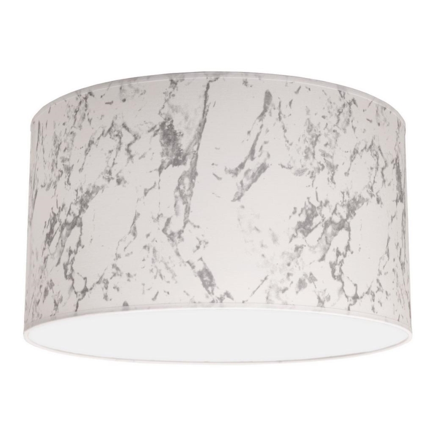 Duolla - Taklampa MARBLE 1xE27/40W/230V diameter 45 cm vit/grå