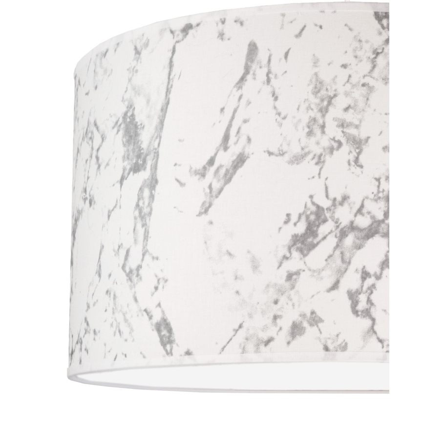 Duolla - Taklampa MARBLE 1xE27/40W/230V diameter 45 cm vit/grå
