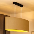 Duolla - Taklampa OVAL VEGAN 2xE27/15W/230V krämvit