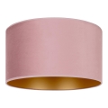Duolla - Taklampa ROLLER 1xE27/15W/230V diameter 40 cm rosa/gyllene