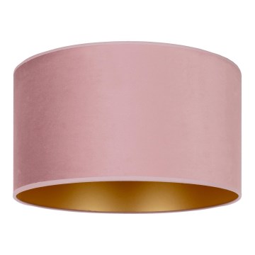 Duolla - Taklampa ROLLER 1xE27/15W/230V diameter 40 cm rosa/gyllene