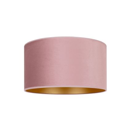 Duolla - Taklampa ROLLER 1xE27/15W/230V diameter 40 cm rosa/gyllene