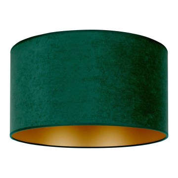 Duolla - Taklampa ROLLER 1xE27/15W/230V diameter 40 cm tmavě grön/gyllene