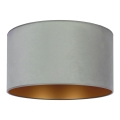 Duolla - Taklampa ROLLER 1xE27/15W/230V Ø 40 cm ljusgrön/guld