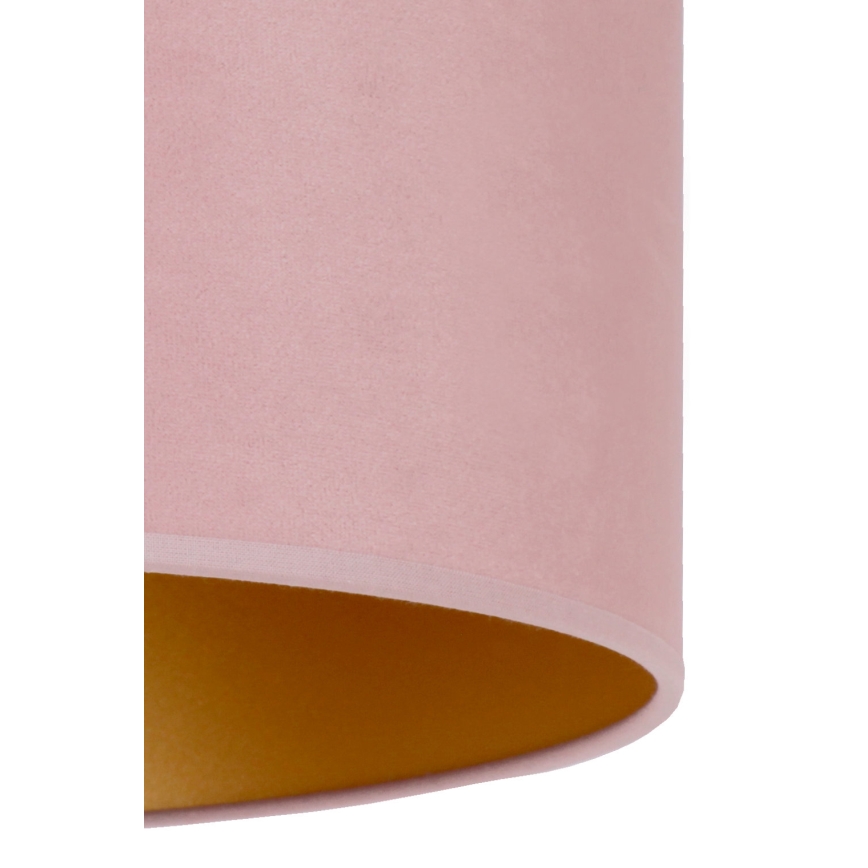 Duolla - Taklampa ROLLER 3xE27/15W/230V diameter 60 cm rosa/gyllene
