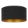 Duolla - Taklampa ROLLER 3xE27/15W/230V diameter 60 cm svart/gyllene