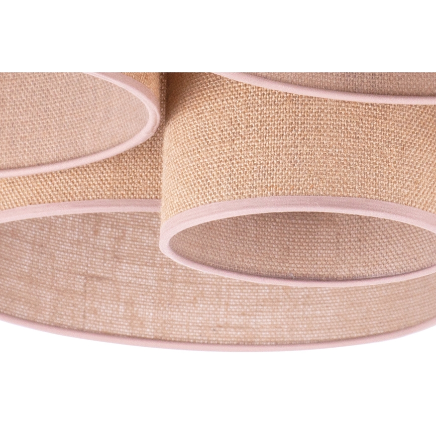 Duolla - Taklampa ROLLER PENTO 5xE27/60W/230V beige