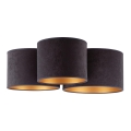 Duolla - Taklampa ROLLER TRIO 3xE27/60W/230V antracit