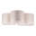 Duolla - Taklampa ROLLER TRIO 3xE27/60W/230V vit/guld