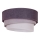 Duolla - Taklampa TRIO 1xE27/15W/230V diameter 45 cm antracit/grå/vit