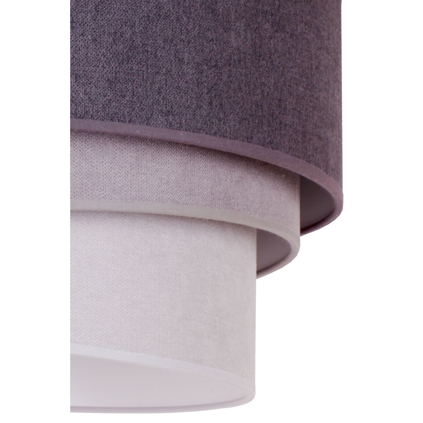 Duolla - Taklampa TRIO 1xE27/15W/230V diameter 45 cm antracit/grå/vit