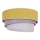 Duolla - Taklampa TRIO 1xE27/15W/230V diameter 45 cm gul/grå/vit