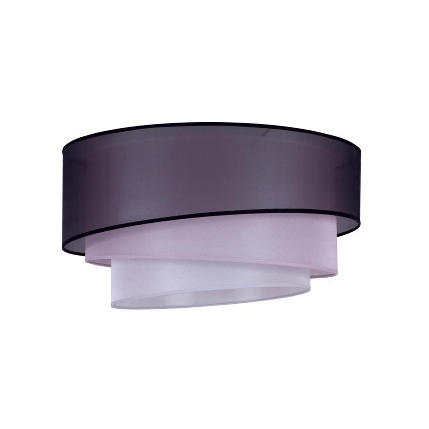 Duolla - Taklampa TRIO 1xE27/15W/230V diameter 45 cm svart/rosa/silver