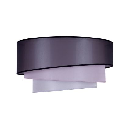 Duolla - Taklampa TRIO 1xE27/15W/230V diameter 45 cm svart/rosa/silver