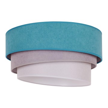 Duolla - Taklampa TRIO 1xE27/15W/230V diameter 45 cm turkos/grå/vit