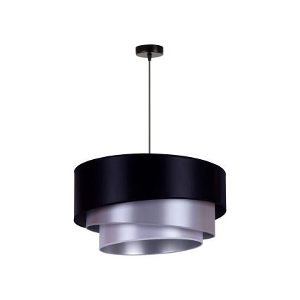 Duolla - Taklampa TRIO 1xE27/15W/230V diameter 60 cm blå/silver