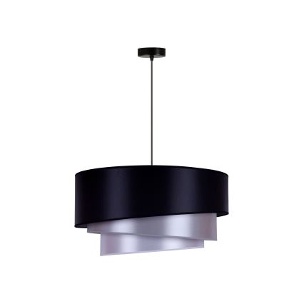 Duolla - Taklampa TRIO 1xE27/15W/230V diameter 60 cm blå/silver