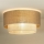 Duolla - Taklampa YUTE BOHO 3xE27/15W/230V diameter 60 cm brun/grädde