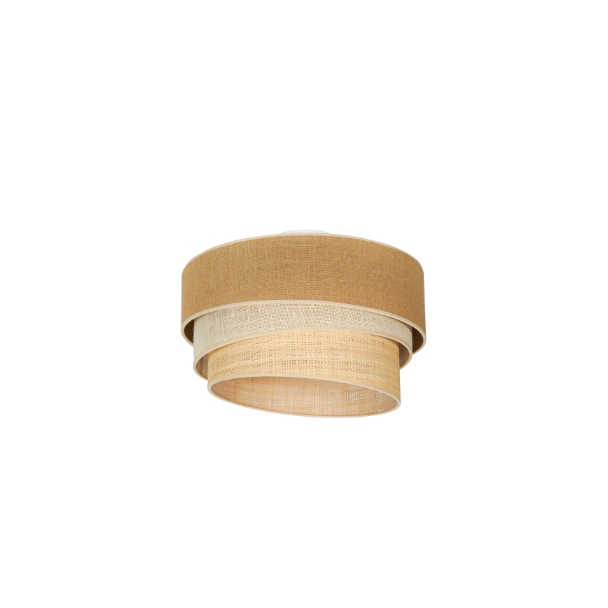 Duolla - Taklampa YUTE TRIO 1xE27/15W/230V diameter 45 cm brun/grå/beige