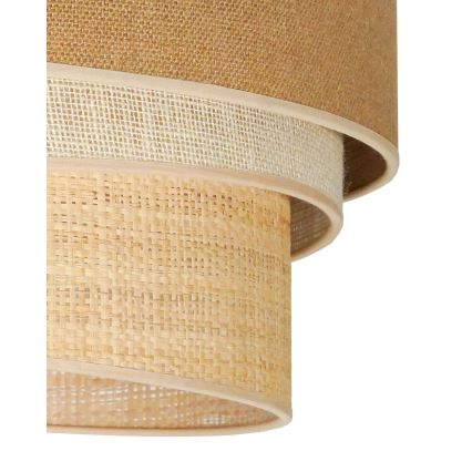 Duolla - Taklampa YUTE TRIO 1xE27/15W/230V diameter 45 cm brun/grå/beige