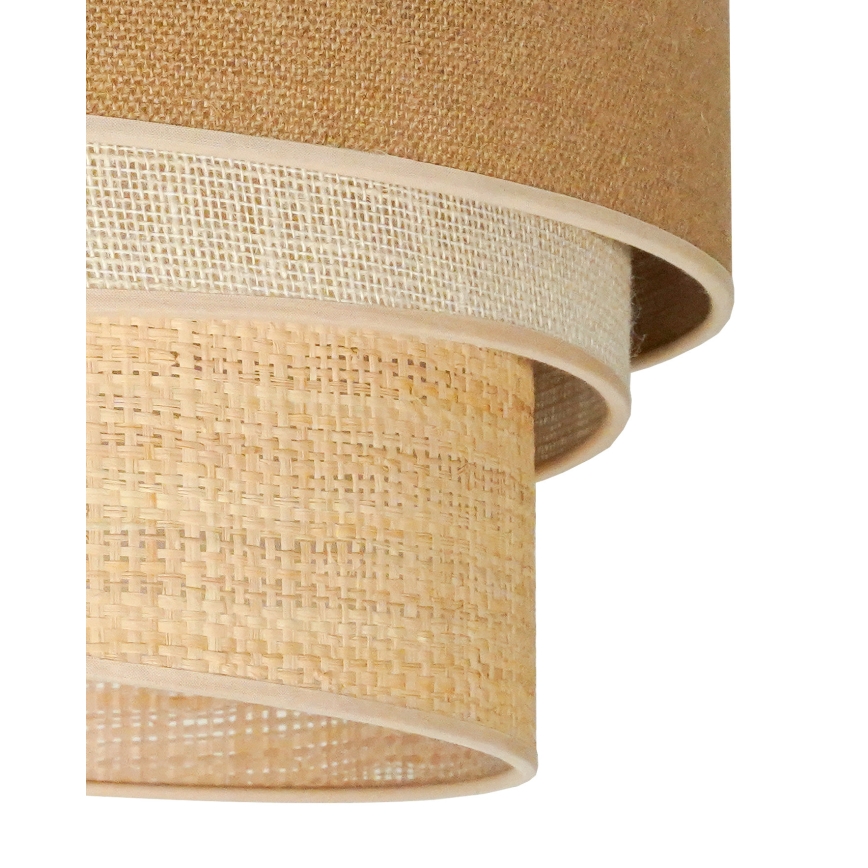 Duolla - Taklampa YUTE TRIO 1xE27/15W/230V diameter 45 cm brun/grå/beige