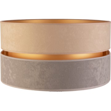 Duolla - Universal lampskärm DUO E27 diameter 40 cm beige/grå/guld