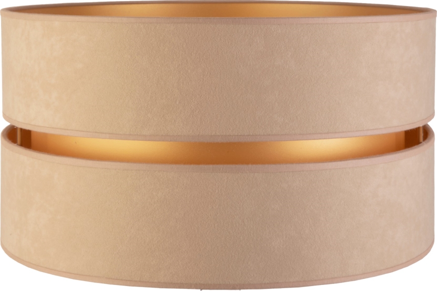 Duolla - Universal lampskärm DUO E27 diameter 40 cm beige/guld