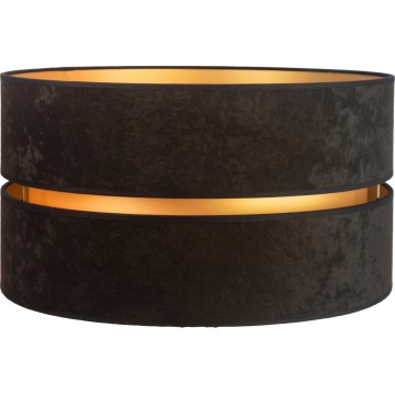 Duolla - Universal lampskärm DUO E27 diameter 40 cm svart/guld
