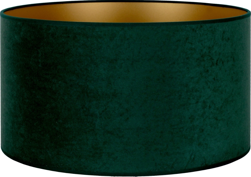 Duolla - Universal lampskärm VELVET E27 diameter 35 cm grön/guld