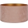 Duolla - Universal lampskärm VELVET E27 diameter 35 cm rosa/guld
