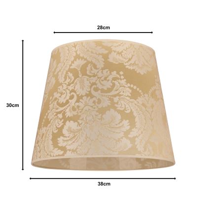 Duolla - Universell lampskärm CLASSIC L E27 diameter 38 cm guld