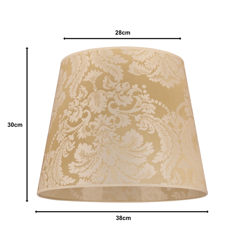 Duolla - Universell lampskärm CLASSIC L E27 diameter 38 cm guld