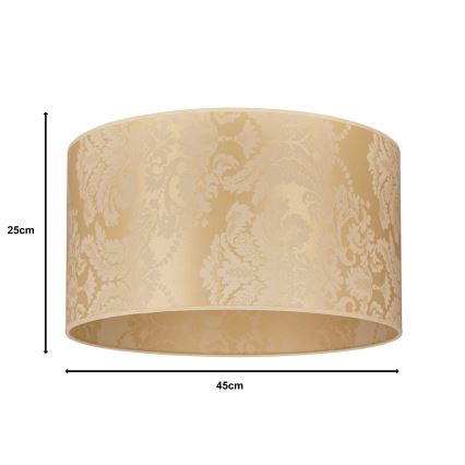 Duolla - Universell lampskärm ROLLER E27 diameter 45 cm guld