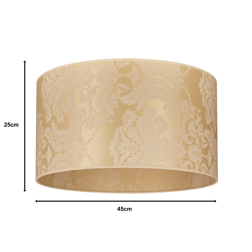Duolla - Universell lampskärm ROLLER E27 diameter 45 cm guld