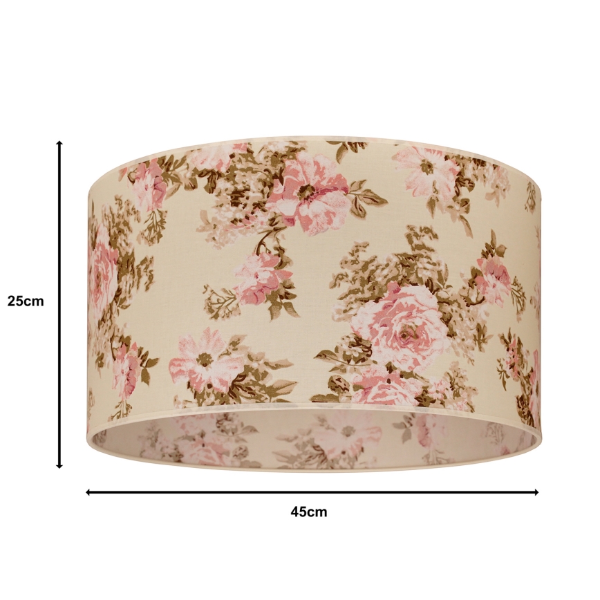 Duolla - Universell lampskärm ROLLER E27 diameter 45 cm ros