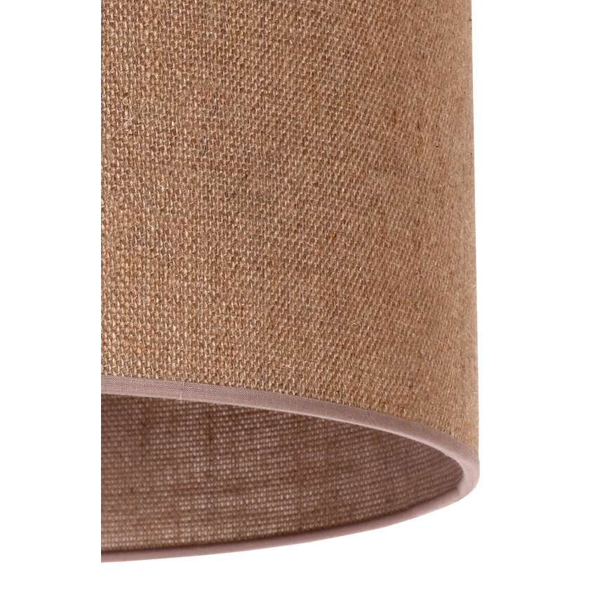 Duolla - Universell lampskärm ROLLER E27 diameter 50 cm brun