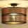 Duolla - Ytmonterad ljuskrona COPPER SHINY 1xE27/15W/230V diameter 40 cm koppar/svart