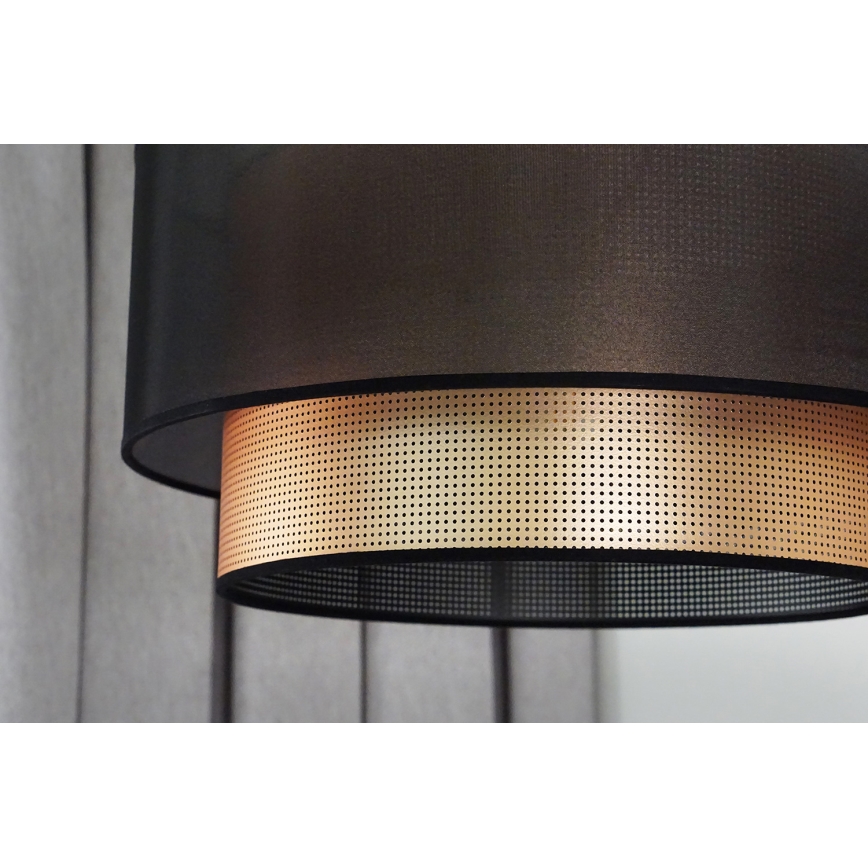 Duolla - Ytmonterad ljuskrona COPPER SHINY 1xE27/15W/230V diameter 45 cm brun/koppar