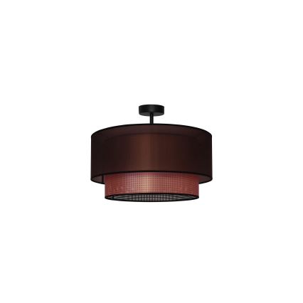 Duolla - Ytmonterad ljuskrona COPPER SHINY 1xE27/15W/230V diameter 45 cm brun/koppar