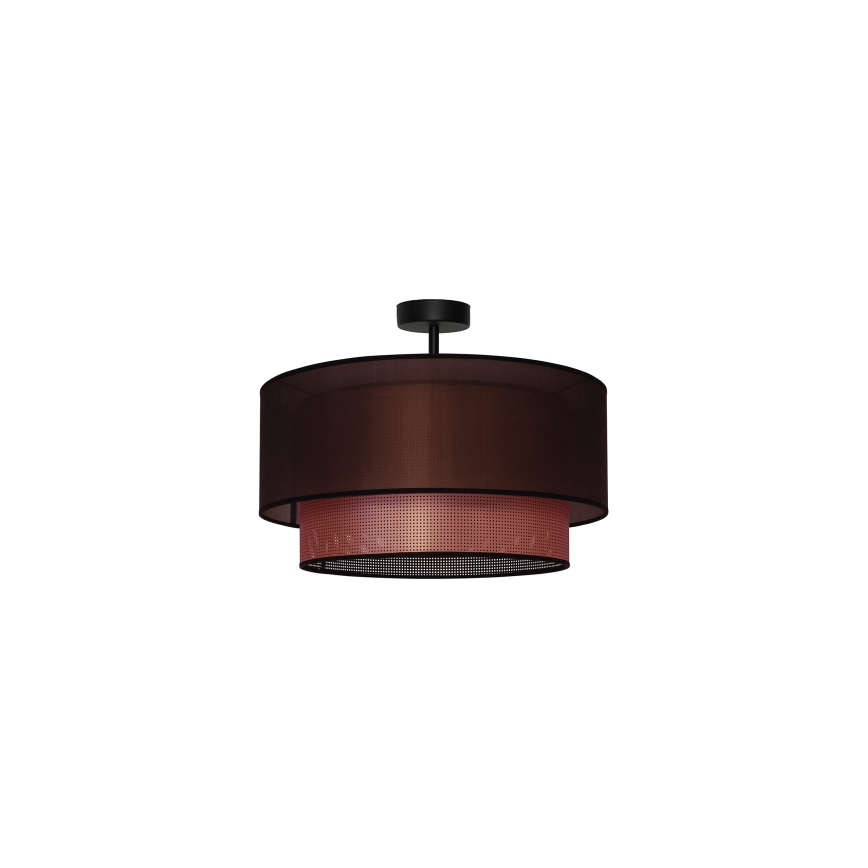 Duolla - Ytmonterad ljuskrona COPPER SHINY 1xE27/15W/230V diameter 45 cm brun/koppar